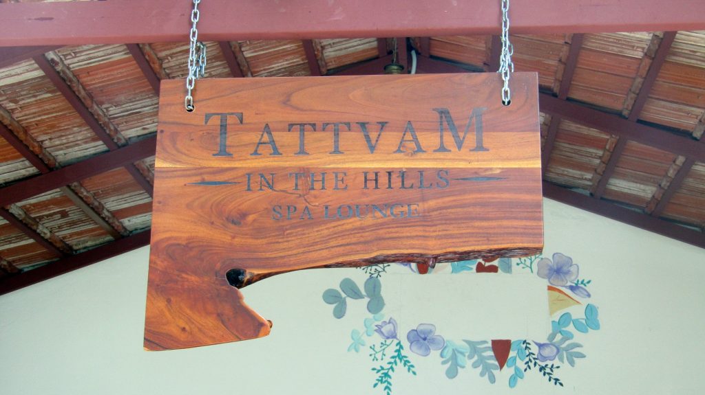Tattvam Sign of Wooden Board
